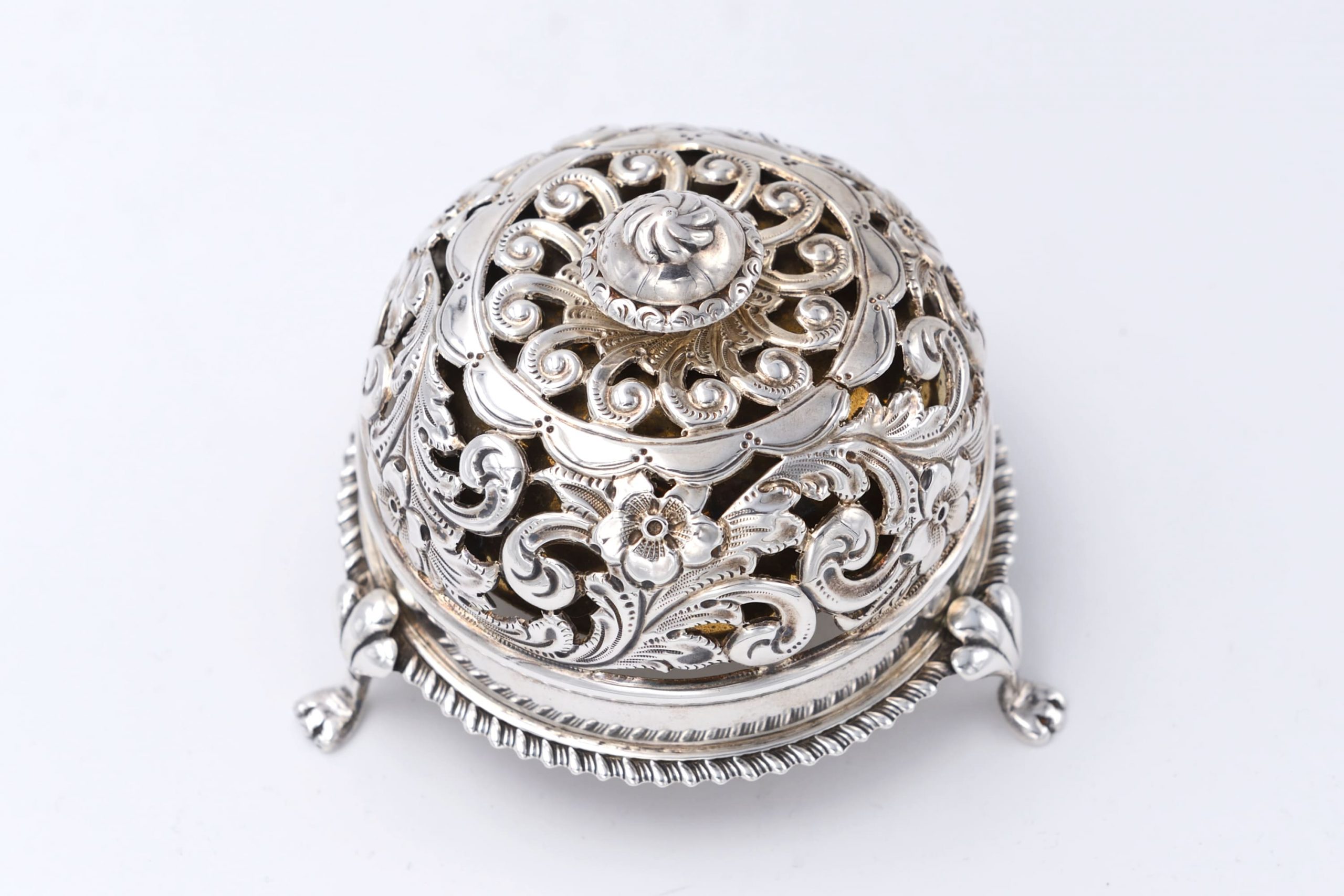 Campanello da tavolo in argento d'epoca (Cod.AA000028)